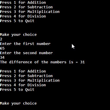 Java Code for Exit From Menu Method 的图像结果