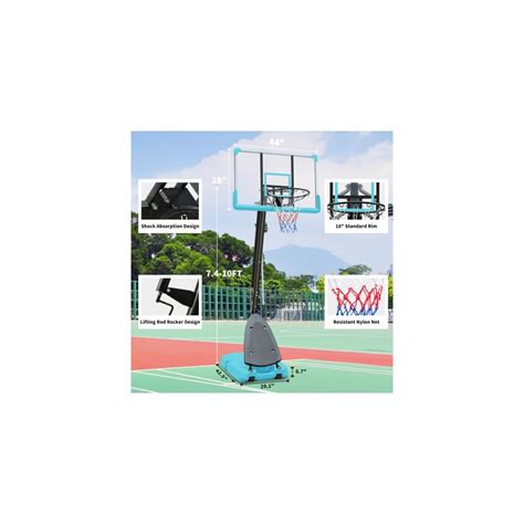 Basketball Hoop Outdoor Adjustable 7.5ft to10ft India | Ubuy