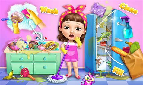 Sweet Baby Girl Cleanup 5 - Messy House Makeover & Kitty Pet Care - App ...