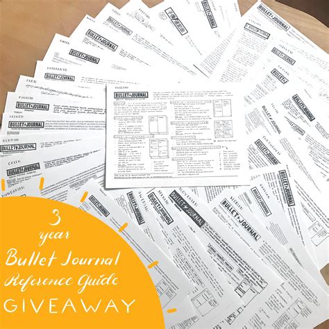 Image result for Bullet Journal Reference Guide