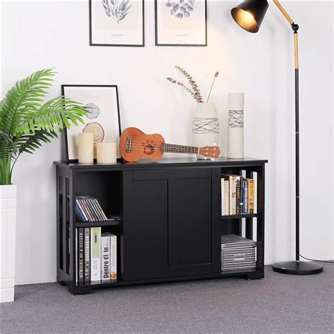 Buy Yaheetech Kitchen Storage Cabinet Buffet Server Table Sideboard ...