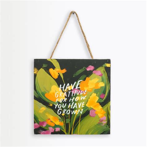 Buy Garnet Interiors Wooden Inspirational Quote Hanging Wall Accent ...