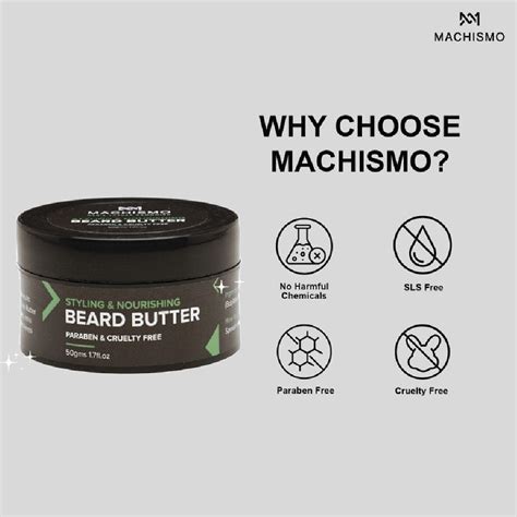Machismo Styling & Nourishing Beard Butter- 50gm – UniEssential