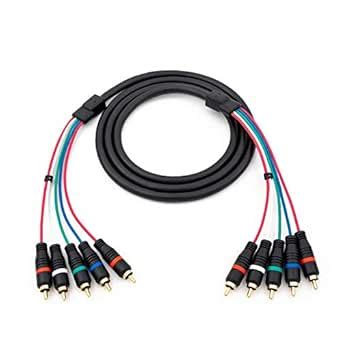 HD Retrovision YPbPr Component Video Male-to-Male RCA Cable (6 Feet ...