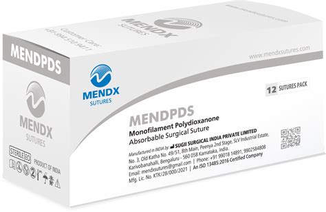 Mendx Sutures healthcare company Bangalore-SUGII Surgical India Private ...