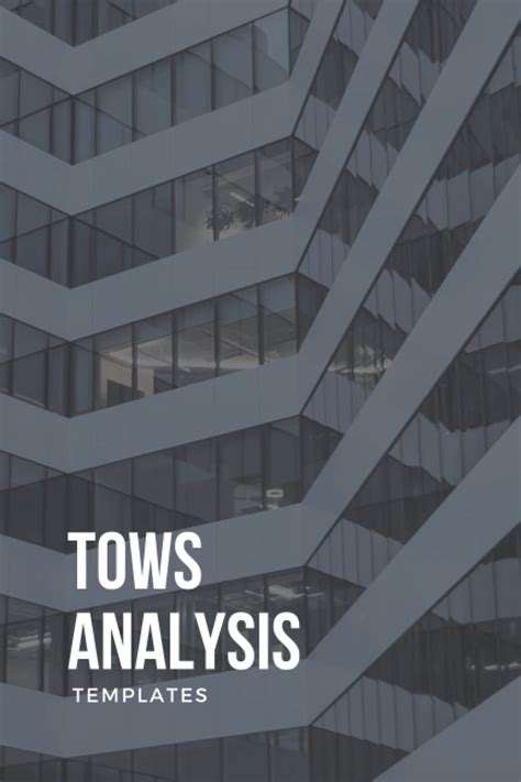 Buy TOWS Matrix Analysis Templates:: The Ultimate Journal of TOWS ...