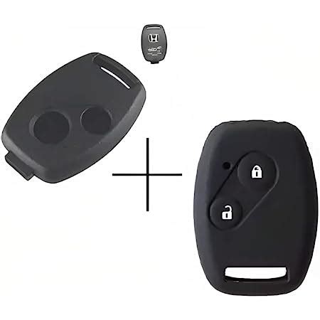Genuine 2 Button Key Shell & TPU Key Cover Compatible for Honda Civic ...