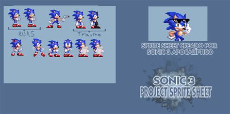 Sonic 3 Sprite Sheet - Sonic 3 Project SpriteSheet by Sonic3XD on ...