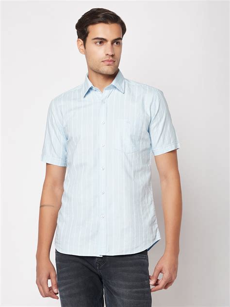 Striped Blue Shirt – Crimsoune Club