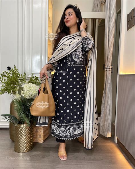 Monochrome polka set – panachengp