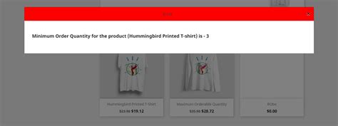 Prestashop Minimum, Maximum, Multiple Order Quantity
