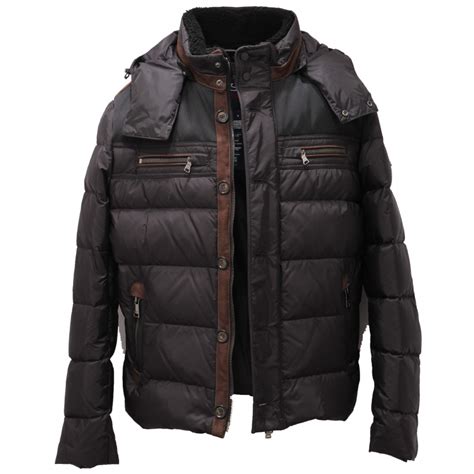 8659AE giubbotto uomo PAUL & SHARK black down padded jacket man