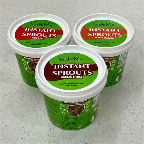 Instant Cup Sprouts Combo Pack (All 3 Flavours)( HDP-Jar) – VedicMix