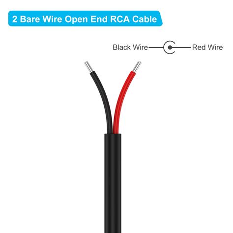 Buy XIAOLI RCA to Bare Wire Cable, Used to Replace RCA Male Plug ...