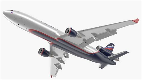 McDonnell Douglas MD11 Tri Jet Airliner Aeroflot Rigged 3D Model $199 ...