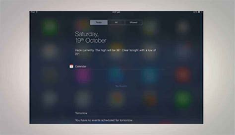 Image result for iOS Notification Centre