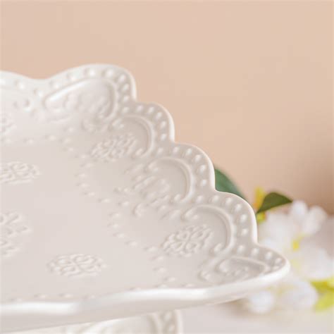 Sugar Square White 3-tier Cupcake Stand