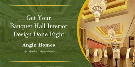 Top 20 Interior Designers For Banquet Hall in India - Angie Homes ...