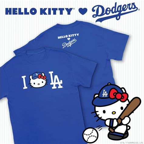 Hit it out of the park with #HelloKitty and the Los Angeles @Dodgers ...