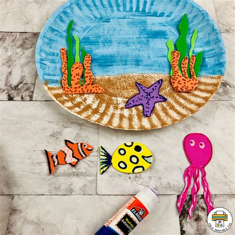 Paper Plate Ocean Craft at Erik Suzuki blog