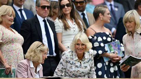 Wimbledon 2025: Hugh Grant goes viral for sleeping in the Royal Box ...