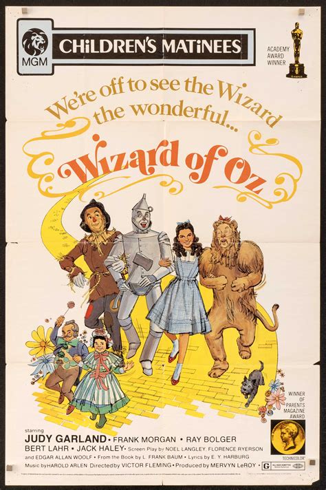 The Wizard Of Oz Original Movie Poster Wizard Of Oz, The (RR 1949)