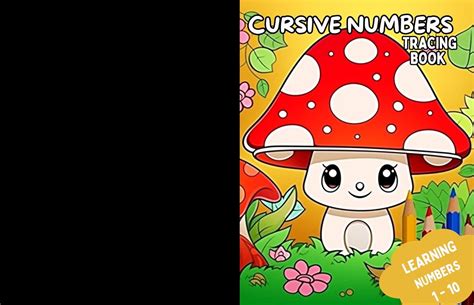CURSIVE NUMBERS TRACING BOOK: LEARNING CURSIVE WRITING NUMBER WORDS ...