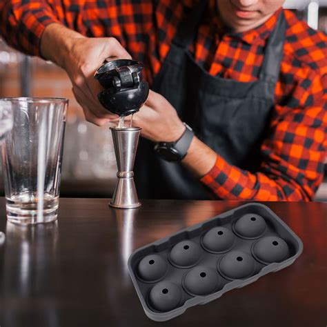 Silicone Ice Ball Mold 8-Hole | Food Grade Material | Easy Release ...