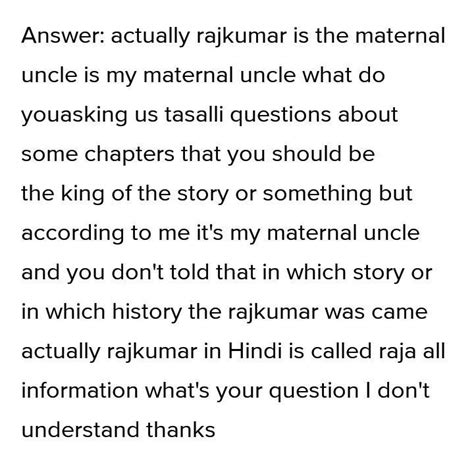 who is the rajkumar - Brainly.in