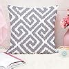 Buy STITCHNEST Cotton 100TC Cushion Cover, 16 x 16 Inches, Grey, Set of ...