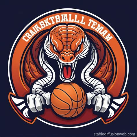 Basketball Team Cobra Logo | Stable Diffusion Online