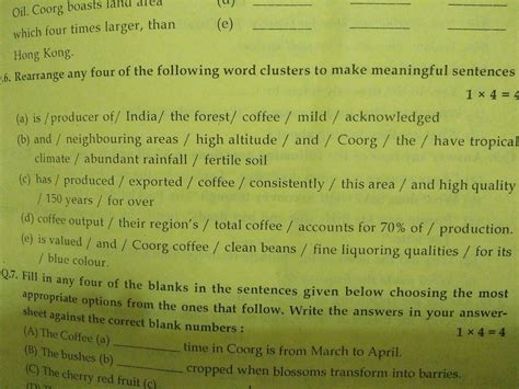 rearrange any four of the following - Brainly.in