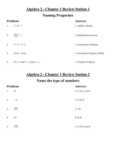 Image result for Algebra 2 Chapter 1 Test Study Guide