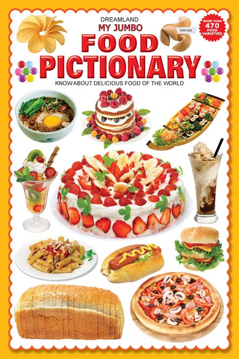 JoGenii |My Jumbo Food Pictionary | Dreamland Publications