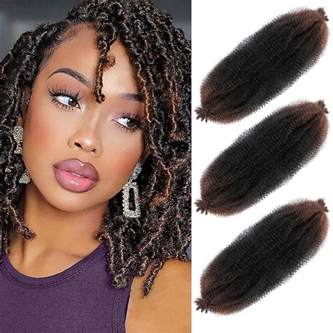 Amazon.com : Hbegant Afro Twist Hair Springy Afro Twist Hair 16 Inch 3 ...