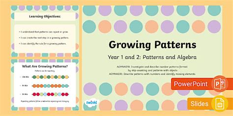Growing Patterns Grade 2 PowerPoint | Downloadable Math