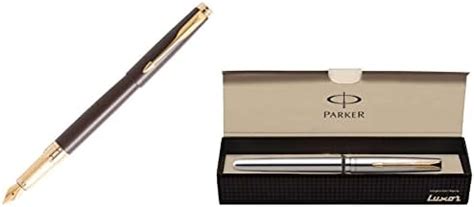 Parker Aster Gold Fountain Pen & Parker Frontier GT Fountain Pen ...