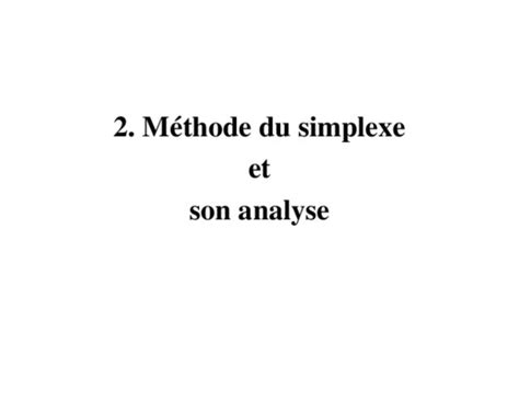 Methode Simplexe 的图像结果
