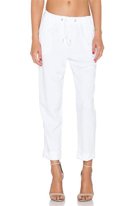 a.c.e. Emma Pull On Pant in White | REVOLVE