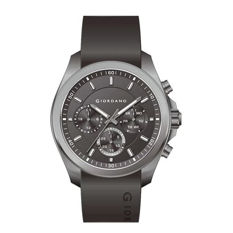 Giordano Multifunctionalue Black Dial Men's Watch -1760-02 : Amazon.in ...