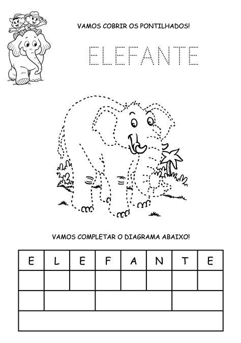 Atividades Pontilhadas Para Maternal Imprimir Colorir | Words, Word ...