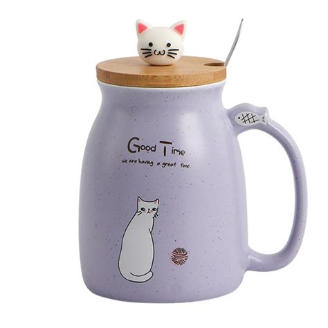 Buy Spooky Creative Starry Sky Ceramic Mug – Cute 3D Cat Design with ...