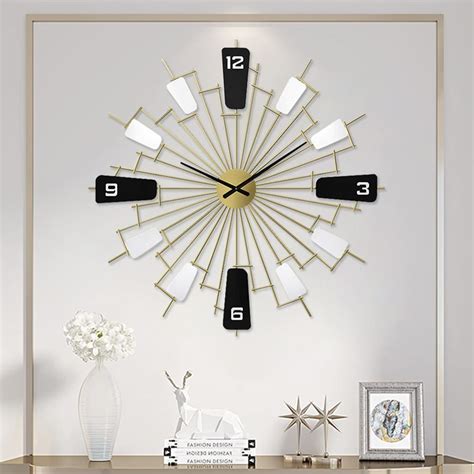 Buy Creative Wall Clock Large Decorative, Farm Windmill &Modern Style ...