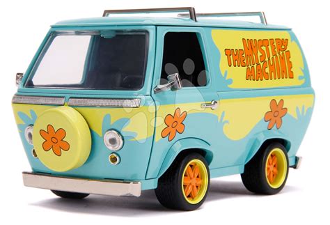 Voiture Scooby-Doo Mystery Van Jada en métal avec des portes ouvrantes et 2 figurines, longueur ...