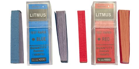 Buy Litmus Paper Red and Blue, and Base Test Strip, 100 Pieces per ...