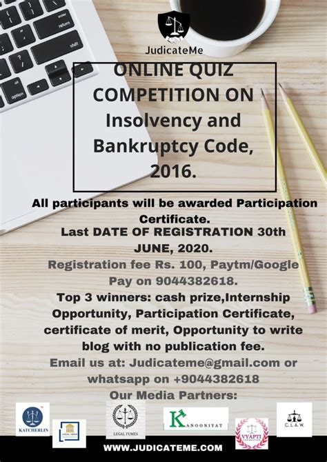 NATIONAL QUIZ COMPETITION ON IBC, 2016 BY JUDICATEME : REGISTER NOW!!!