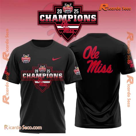 [Free Shipping + 20% Off] Ole Miss 2025 Taxslayer Bowl Champions ...