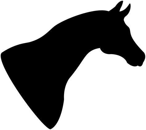 Horse Head Silhouette Clip Art - ClipArt Best