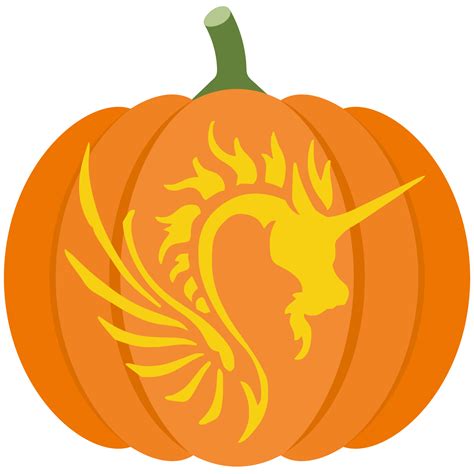 Dragon Pumpkin Stencil 12 Free Mythical Creature Pumpkin Templates For