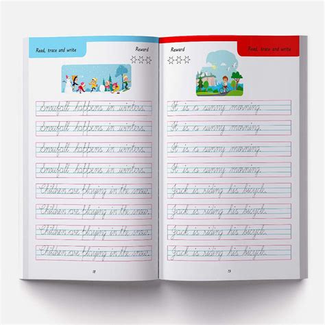 Cursive Handwriting Practice Workbook (Set Of 2 Books) — Toycra
